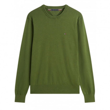 TOMMY HILFIGER - Essential Ssnl Cotton Crew Neck - L01 - F|MW0MW39999/L01