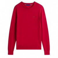 TOMMY HILFIGER - Essential Ssnl Cotton Crew Neck - Xld - F|MW0MW39999/XLD