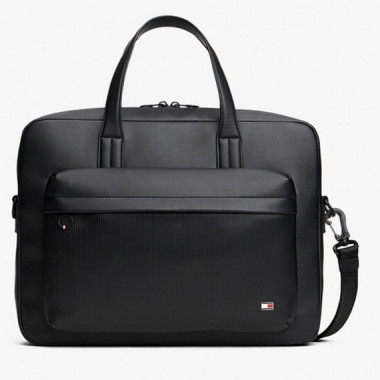 TOMMY HILFIGER - Th Flag Computer Bag - Bds - F|AM0AM13989/BDS