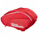 Paletero Wilson Tour Padel Rojo  WILSON PADEL