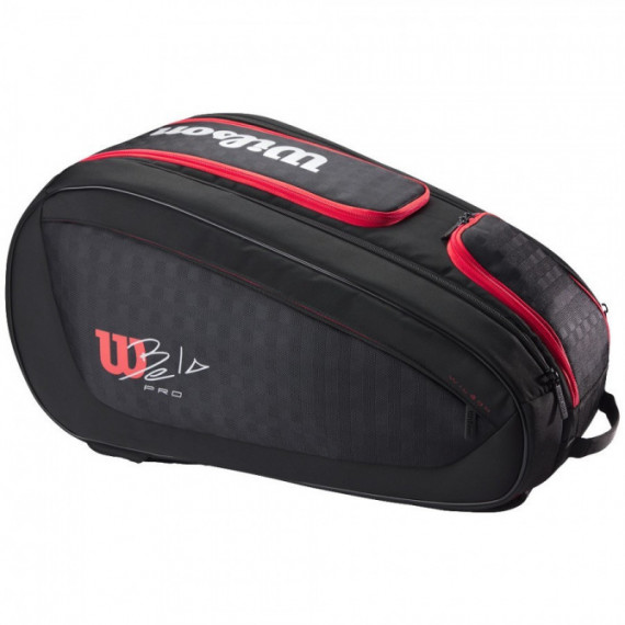 Paletero Wilson Bela V3 Negro Rojo  WILSON PADEL