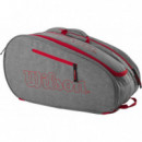 Paletero Wilson Team Padel Gris  WILSON PADEL