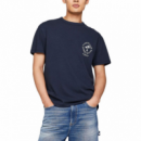 Camiseta TOMMY JEANS Noveldy Azul Oscuro