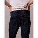 Slim Straight Dark Casper Jean Dark Casp  CALVIN KLEIN