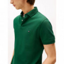 Core 1985 Regular Polo Ornamental Green  TOMMY HILFIGER