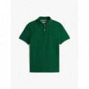 Core 1985 Regular Polo Ornamental Green  TOMMY HILFIGER