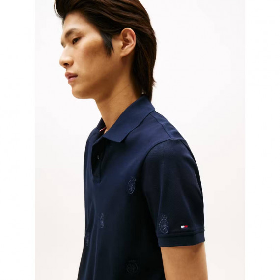 Holiday Novelty Reg Polo Desert Sky  TOMMY HILFIGER