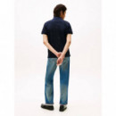 Holiday Novelty Reg Polo Desert Sky  TOMMY HILFIGER