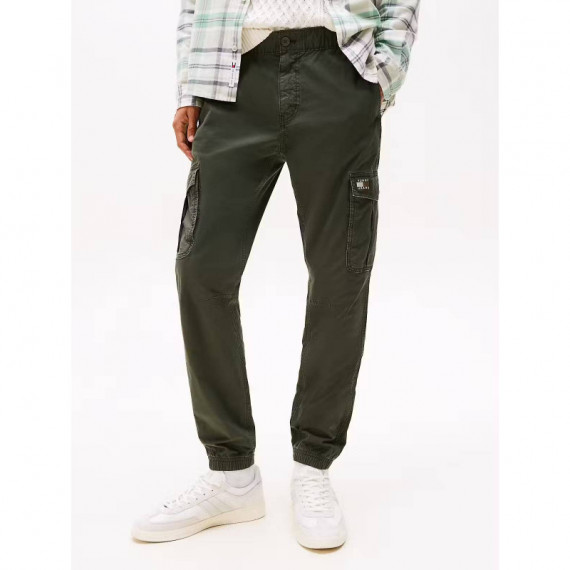 Tjm Scanton Cargo Jogger Pewter Green  TOMMY JEANS
