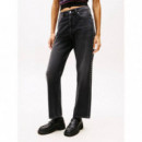 Layla Hr Slim Str Cbf DI6089 Denim Black  TOMMY JEANS