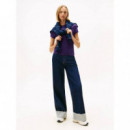 Tjw Slim Bling Linear Tee Ext Nocturnal  TOMMY JEANS