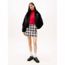 Tjw Faux Fur Bomber Black  TOMMY JEANS