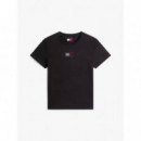 Tjw Reg Party Flag Tee Ext Black  TOMMY JEANS