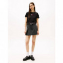 Tjw Reg Party Flag Tee Ext Black  TOMMY JEANS