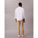 Skinny Comfort Cotton Cargo Pant Travert  CALVIN KLEIN