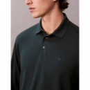 Ls Supima Cotton Solid Polo Magical Fore  CALVIN KLEIN