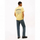 Tjm Reg Dollar Stack Ss T Citronella  TOMMY JEANS