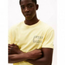 Tjm Reg Sign Spray Ss T Ext Citronella  TOMMY JEANS