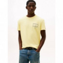 Tjm Reg Sign Spray Ss T Ext Citronella  TOMMY JEANS