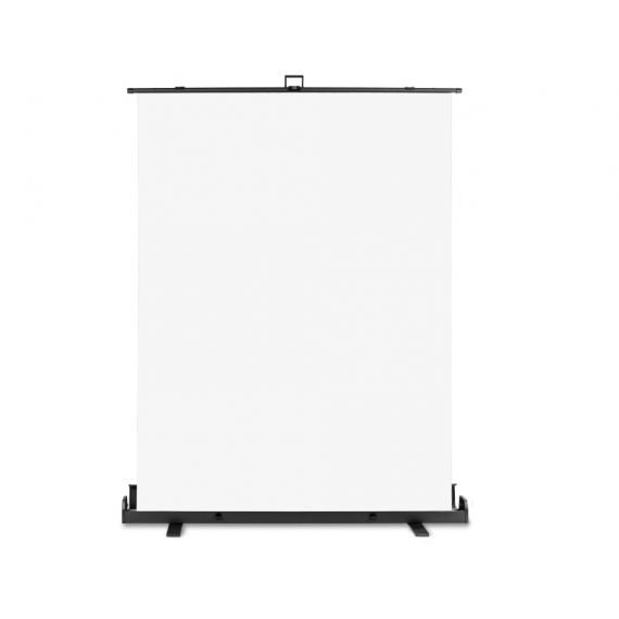 ULTRAPIX Fondo de Tela Plegable Estilo Pull Up Blanco