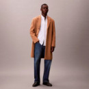 Camisa con Botones Oxford Clásica de Color Liso  CALVIN KLEIN