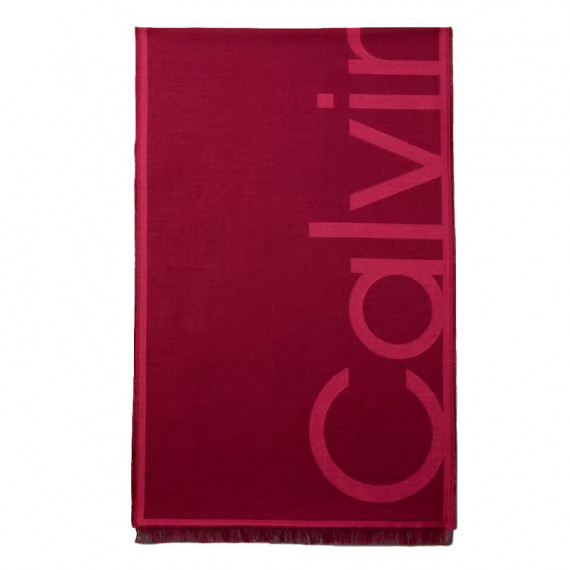 Foulard de Jacquard con Logo  CALVIN KLEIN
