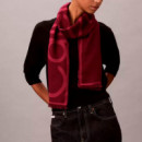 Foulard de Jacquard con Logo  CALVIN KLEIN