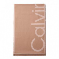 Foulard de Jacquard con Logo  CALVIN KLEIN