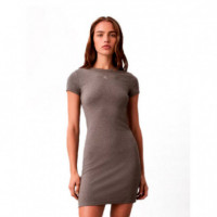 Vestido Camisero de Algodón Elástico Suave  CALVIN KLEIN