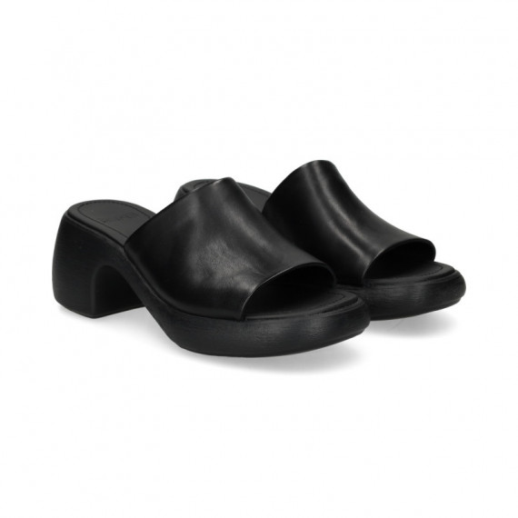 Pala Plataforma Piel Negro  CAMPER