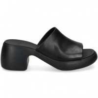 Pala Plataforma Piel Negro  CAMPER