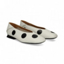 Bailarina Lunares Negro+hielo  CAMPER