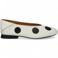 Bailarina Lunares Negro+hielo  CAMPER
