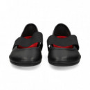 Bailarina con Elastico Piel Negro  CAMPER