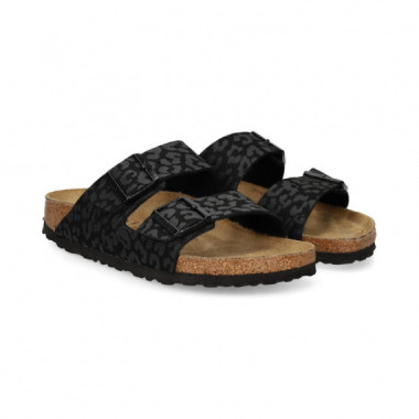 Pala 2 Hebillas Leopardo Negro  BIRKENSTOCK