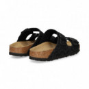 Pala 2 Hebillas Leopardo Negro  BIRKENSTOCK