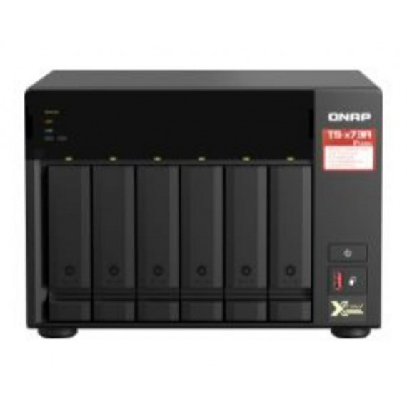 Nas QNAP 8GB M.2 SATA2/3 6 Bahías Negro (TS-673A-8G)