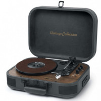 MUSE MT207DGB Tocadiscos con Emisor BLUETOOTH y USB Gris