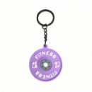 Llavero Disco 45 Lb Violeta  UNBROKEN FITNESS SHOP