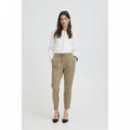 B-YOUNG Pantalones B.young Rizetta Cropped Chinchilla Melange
