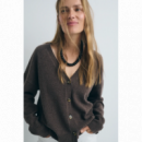 Jerséis y Sudaderas Cárdigan ESE O ESE Cocoon Coffee