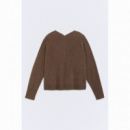 Jerséis y Sudaderas Cárdigan ESE O ESE Cocoon Coffee