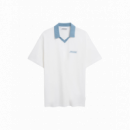 Polos Polo ARMEDANGELS Aadru Retro Light Oatmilk Pigment Blue