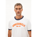 Camisetas Hombre Camiseta ARMEDANGELS Maarkos Ringer White