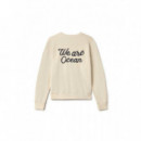 Jerséis y Sudaderas Sudadera TWOTHIRDS Belitz Ecru