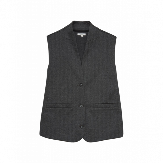 Chaquetas Mujer Chaleco YERSE Michel Espiga Antracita