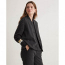 Chaquetas Mujer Chaleco YERSE Michel Espiga Antracita