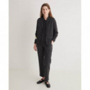 Chaquetas Mujer Chaleco YERSE Michel Espiga Antracita