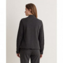 Chaquetas Mujer Chaleco YERSE Michel Espiga Antracita