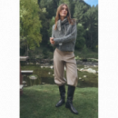 Pantalones Mujer Pantalón ESE O ESE Everett Taupe Cheviot